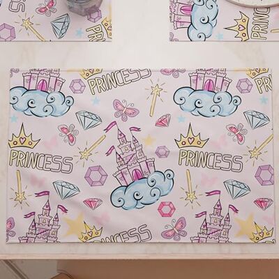 PETTI ARTIGIANI ITALIANI Manteles Individuales Americanos con impresión Digital, manteles Individuales Americanos de Tela y Lavables (Juego de 2-30 x 45 cm) Princess, 100% Made in Italy PETTI ARTIGIANI ITALIANI Manteles Individuales Americanos con impresión Digital, manteles Individuales Americanos de Tela y Lavables (Juego de 2-30 x 45 cm) Princess, 100% Made in Italy