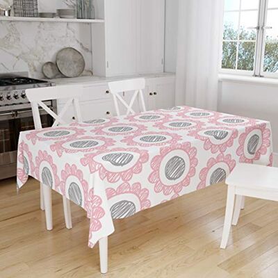 Bonamaison Kitchen Decoration, Tablecloth, 145 cm x 180 cm – Diseñado y Fabricado en Turkey Bonamaison Kitchen Decoration, Tablecloth, 145 cm x 180 cm – Diseñado y Fabricado en Turkey