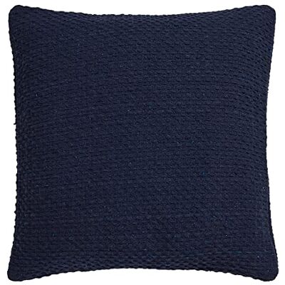 Drift Home Hayden Cojín Relleno 100% algodón Reciclado 43 x 43 cm en Azul Marino Drift Home Hayden Cojín Relleno 100% algodón Reciclado 43 x 43 cm en Azul Marino