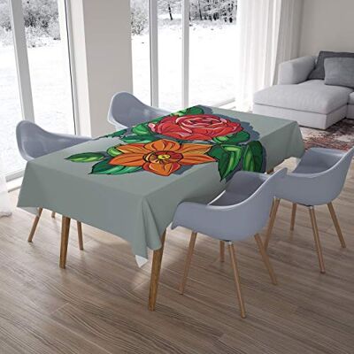 Bonamaison Kitchen Decoration, Tablecloth, 145 cm x 220 cm – Diseñado y Fabricado en Turkey Bonamaison Kitchen Decoration, Tablecloth, 145 cm x 220 cm – Diseñado y Fabricado en Turkey