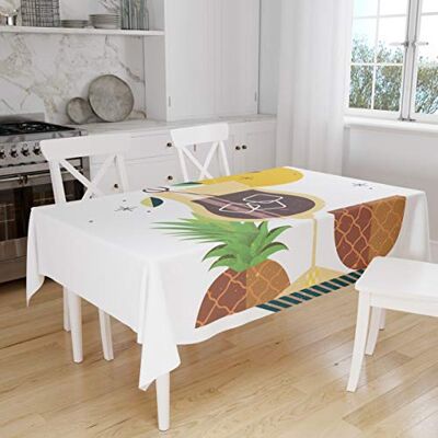 Bonamaison Kitchen Decoration, Tablecloth, 145 cm x 180 cm – Diseñado y Fabricado en Turkey Bonamaison Kitchen Decoration, Tablecloth, 145 cm x 180 cm – Diseñado y Fabricado en Turkey