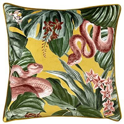 furn. Medinilla Polyester Filled Cushion, Polyester, Mustard furn. Medinilla Polyester Filled Cushion, Polyester, Mustard