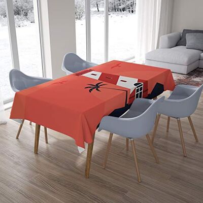 Bonamaison Kitchen Decoration, Tablecloth, 145 cm x 220 cm – Diseñado y Fabricado en Turkey Bonamaison Kitchen Decoration, Tablecloth, 145 cm x 220 cm – Diseñado y Fabricado en Turkey