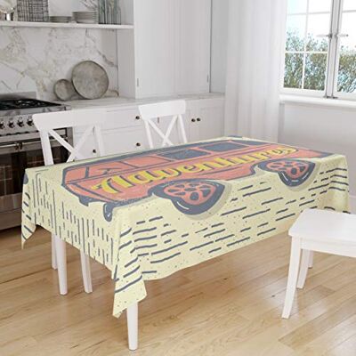 Bonamaison Kitchen Decoration, Tablecloth, 145 cm x 180 cm – Diseñado y Fabricado en Turkey Bonamaison Kitchen Decoration, Tablecloth, 145 cm x 180 cm – Diseñado y Fabricado en Turkey