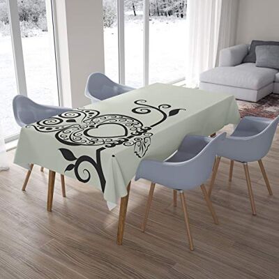 Bonamaison Kitchen Decoration, Tablecloth, 145 cm x 220 cm – Diseñado y Fabricado en Turkey Bonamaison Kitchen Decoration, Tablecloth, 145 cm x 220 cm – Diseñado y Fabricado en Turkey