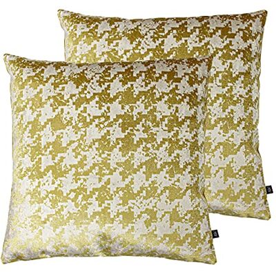 Ashley Wilde Cojines Rellenos de poliéster Paquete nevado, Oro, 50 x 50cm, 2 Ashley Wilde Cojines Rellenos de poliéster Paquete nevado, Oro, 50 x 50cm, 2