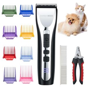 Kit de Peluquería para Mascotas BarberBoss - Cortapelos inalámbrico y silencioso Kit de Peluquería para Mascotas BarberBoss - Cortapelos inalámbrico y silencioso