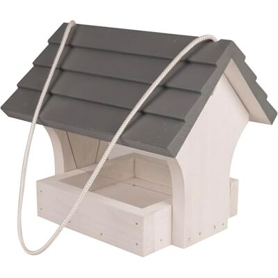 Windhager Silo para Comida para pájaros Sparber, Techo extraíble, Madera de Pino, comedero para pájaros, estación de alimento para pájaros para Colgar, Duradero, Volumen de llenado 0,7 L Windhager Silo para Comida para pájaros Sparber, Techo extraíble, Madera de Pino, comedero para pájaros, estación de alimento para pájaros para Colgar, Duradero, Volumen de llenado 0,7 L