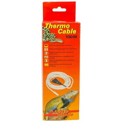 Lucky Reptile Thermo Cable 100 W Cable Calefactor Impermeable para terrarios Cable de 10 m con 1,5 m de alimentación fría Calentamiento rápido y Calor Uniforme Accesorios para terrario Lucky Reptile Thermo Cable 100 W Cable Calefactor Impermeable para terrarios Cable de 10 m con 1,5 m de alimentación fría Calentamiento rápido y Calor Uniforme Accesorios para terrario