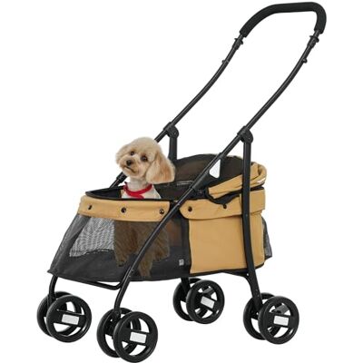 PawHut - Carrito plegable para perros - Pequeño - Estructura de acero PawHut - Carrito plegable para perros - Pequeño - Estructura de acero