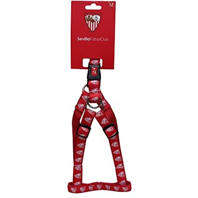 Arnés para Perro Sevilla FC - Mediano Rojo, 38-57cm Pecho Arnés para Perro Sevilla FC - Mediano Rojo, 38-57cm Pecho