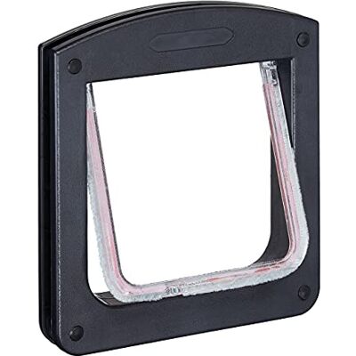 Relaxdays Gatera Magnética, Puerta para Gatos y Perros Pequeños, 4 Modos, Plástico, 1 Ud., 22 x 20 cm Relaxdays Gatera Magnética, Puerta para Gatos y Perros Pequeños, 4 Modos, Plástico, 1 Ud., 22 x 20 cm