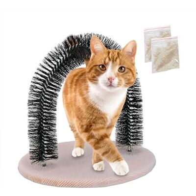 Relaxdays Arco Rascador para Gatos - Masaje y Cuidado - 34x36x28.5cm Relaxdays Arco Rascador para Gatos - Masaje y Cuidado - 34x36x28.5cm