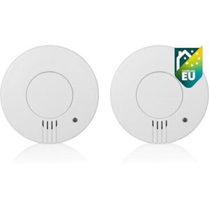 Detector de humo Smartwares FSM-11517 - Fotoeléctrico, Pack de 2, 85dB Detector de humo Smartwares FSM-11517 - Fotoeléctrico, Pack de 2, 85dB