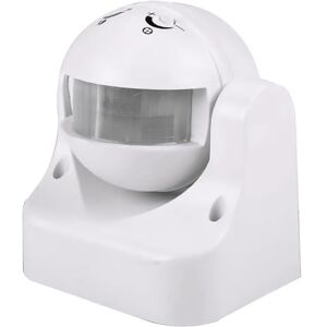Electraline Sensor detector de presencia de movimiento, interruptor crepuscular y timer IP44, color blanco Electraline Sensor detector de presencia de movimiento, interruptor crepuscular y timer IP44, color blanco