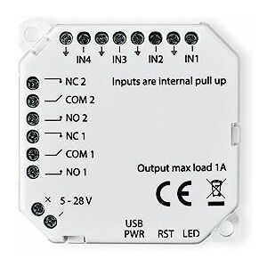 frient Módulo IO Módulos de entradas/salidas Módulo de conectividad para sistemas de domótica Interfaz para dispositivos con cable Zigbee Funciona con Homey, Home Assistant y SmartThings frient Módulo IO Módulos de entradas/salidas Módulo de conectividad para sistemas de domótica Interfaz para dispositivos con cable Zigbee Funciona con Homey, Home Assistant y SmartThings