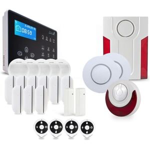 Atlantic'S Alarma doméstica inalámbrica NEOS Kit 11 (MD-334R) Atlantic'S Alarma doméstica inalámbrica NEOS Kit 11 (MD-334R)
