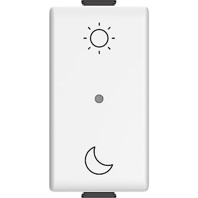 Bticino Mando de noche y día inalámbrico Matix Smart para crear escenarios personalizables de luces y persianas, 1 plaza, color blanco Bticino Mando de noche y día inalámbrico Matix Smart para crear escenarios personalizables de luces y persianas, 1 plaza, color blanco