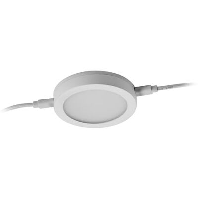 OSRAM Luz Bajo Gabinete Flexus Spot 9.8W, 580lm, CCT 2700-5000K, regulable, Blanco, ABS, Sensor, redondo 75mm OSRAM Luz Bajo Gabinete Flexus Spot 9.8W, 580lm, CCT 2700-5000K, regulable, Blanco, ABS, Sensor, redondo 75mm