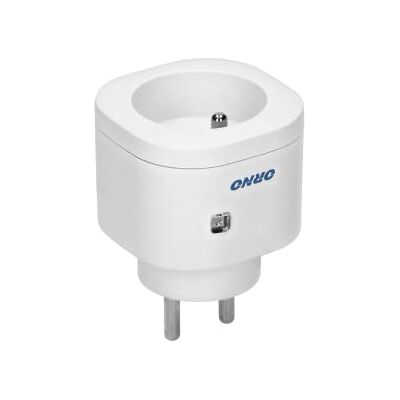 Orno Mini toma con receptor de radio compatible Smart Home y RFCom Orno Mini toma con receptor de radio compatible Smart Home y RFCom