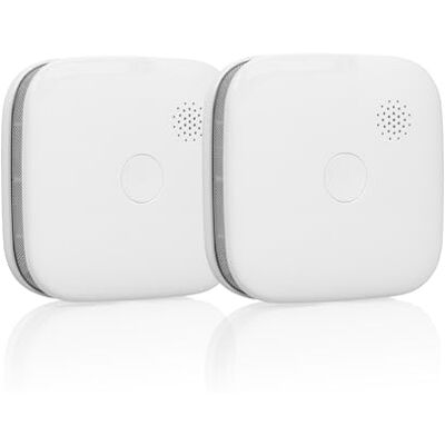 Smartwares Detectores de Humos interconectable Lote de 2 Empareja hasta 24 detectores Batería de 5 años Sensor óptico Indicador Luminoso Botón de Prueba Función silenciosa Smartwares Detectores de Humos interconectable Lote de 2 Empareja hasta 24 detectores Batería de 5 años Sensor óptico Indicador Luminoso Botón de Prueba Función silenciosa
