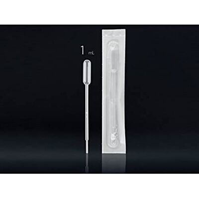 GIMA pipeta Pasteur, estériles, 1 ml, pack de 1000 GIMA pipeta Pasteur, estériles, 1 ml, pack de 1000