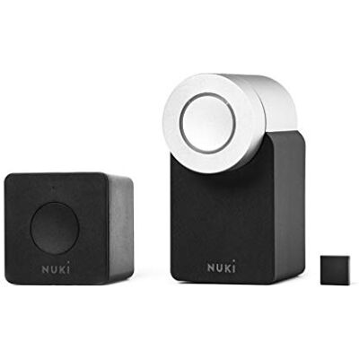 NUKi Home Solutions Combo 2.0 Cerradura electrónica para puerta (Bluetooth, Bridge permite bloquear el iPhone y Android) NUKi Home Solutions Combo 2.0 Cerradura electrónica para puerta (Bluetooth, Bridge permite bloquear el iPhone y Android)