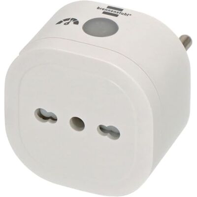 Brennenstuhl Enchufe inteligente con monitorización del consumo, enchufe WiFi inteligente compatible con Alexa, Google Home y Matter – Smart Plug con control de voz y remoto Brennenstuhl Enchufe inteligente con monitorización del consumo, enchufe WiFi inteligente compatible con Alexa, Google Home y Matter – Smart Plug con control de voz y remoto