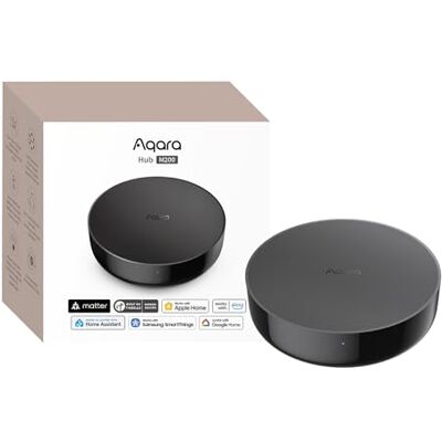 Aqara Hub M200, Controlador Matter, Enrutador Thread Border Compatible con Zigbee, Bluetooth, Wi-Fi, PoE, IR, Admite Alexa, Apple Home, Home Assistant, SmartThings y Google Home Aqara Hub M200, Controlador Matter, Enrutador Thread Border Compatible con Zigbee, Bluetooth, Wi-Fi, PoE, IR, Admite Alexa, Apple Home, Home Assistant, SmartThings y Google Home