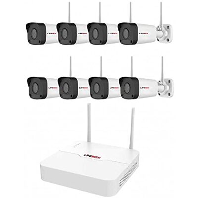 LIFEBOX Kit de Video vigilancia WiFi 8 cámaras, Disco Duro de 2 TB LIFEBOX Kit de Video vigilancia WiFi 8 cámaras, Disco Duro de 2 TB