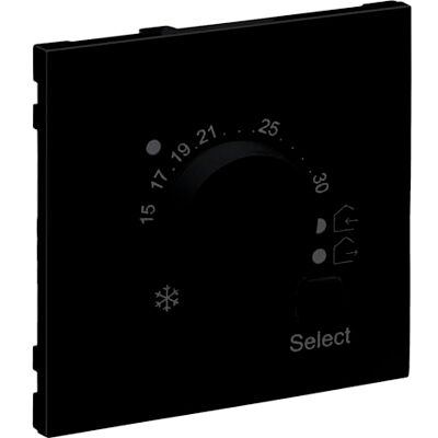 Legrand , SEANO Cubierta para termostato electrónico de Suelo, Color Negro Lacado Legrand , SEANO Cubierta para termostato electrónico de Suelo, Color Negro Lacado