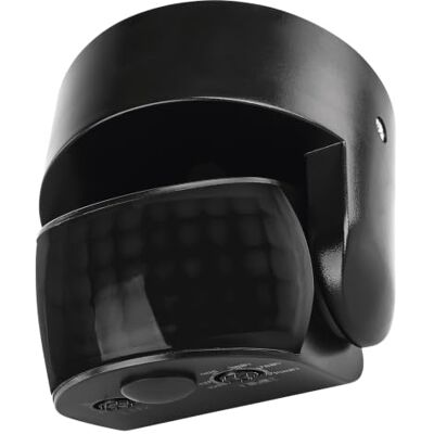 EMOS Detector de Movimiento por Infrarrojos para Exteriores, Alcance de 12 Rango de detección: 15 m/360°, duración y sensibilidad ajustables de 3 a 2000 lux, para altura de instalación de 1,8 a 2,5 m EMOS Detector de Movimiento por Infrarrojos para Exteriores, Alcance de 12 Rango de detección: 15 m/360°, duración y sensibilidad ajustables de 3 a 2000 lux, para altura de instalación de 1,8 a 2,5 m