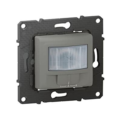 Legrand Interruptor automático para todas las lámparas con detección de movimiento infrarroja, acabado nocturno- Legrand Interruptor automático para todas las lámparas con detección de movimiento infrarroja, acabado nocturno-