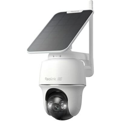 Reolink 4K 360° PT Camara Vigilancia WiFi Exterior Solar, Auto-Seguimiento 8MP, Wi-Fi 6 de 2,4/5 GHz, Detección Inteligente, Visión Nocturna en Color, Impermeable, Argus PT Ultra + Panel Solar Reolink 4K 360° PT Camara Vigilancia WiFi Exterior Solar, Auto-Seguimiento 8MP, Wi-Fi 6 de 2,4/5 GHz, Detección Inteligente, Visión Nocturna en Color, Impermeable, Argus PT Ultra + Panel Solar