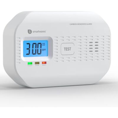 Smartwares Detector de CO Sensor de 10 años Pilas de 5 años – Smartwares Detector de CO Sensor de 10 años Pilas de 5 años –
