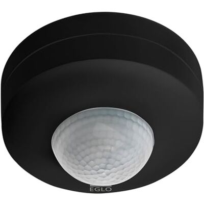 Eglo Detect me 6 Detector de Movimiento de plástico, Color: Negro, Blanco, IP44 Eglo Detect me 6 Detector de Movimiento de plástico, Color: Negro, Blanco, IP44