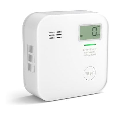 Smartwares Detector de CO Pila de 10 años Pantalla e indicador LED Botón de Prueba Smartwares Detector de CO Pila de 10 años Pantalla e indicador LED Botón de Prueba