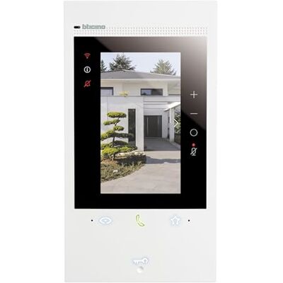 Bticino , Flex'One Classe 300EOS with Netatmo + Sfera N&D, primera interfaz de vídeo Wi-Fi inteligente con Alexa integrada, pantalla táctil de 5 pulgadas, App Home+Security, tecnología de 2 Bticino , Flex'One Classe 300EOS with Netatmo + Sfera N&D, primera interfaz de vídeo Wi-Fi inteligente con Alexa integrada, pantalla táctil de 5 pulgadas, App Home+Security, tecnología de 2