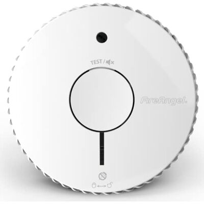 Detector de Humo Fire Angel FA6115-FRT - Óptico, Batería 10 años, Prueba Silenciosa Detector de Humo Fire Angel FA6115-FRT - Óptico, Batería 10 años, Prueba Silenciosa