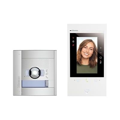 Bticino , Flex'One Classe 300EOS with Netatmo + Sfera, primera interfaz de vídeo Wi-Fi inteligente con Alexa integrada, cámara a color optimizada, pantalla táctil de 5 pulgadas, App Bticino , Flex'One Classe 300EOS with Netatmo + Sfera, primera interfaz de vídeo Wi-Fi inteligente con Alexa integrada, cámara a color optimizada, pantalla táctil de 5 pulgadas, App