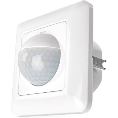 EMOS Detector de Movimiento por Infrarrojos para Interiores, Alcance de 10 Rango de detección: 10 m/190°, duración y sensibilidad ajustables 3-2000 lux, altura de instalación ideal 1-1,8 m EMOS Detector de Movimiento por Infrarrojos para Interiores, Alcance de 10 Rango de detección: 10 m/190°, duración y sensibilidad ajustables 3-2000 lux, altura de instalación ideal 1-1,8 m