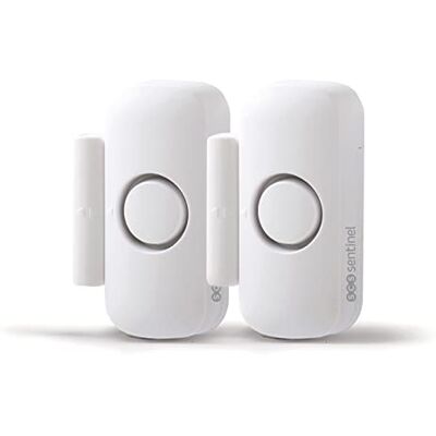 SCS Sentinel Alarma con sensor de apertura de puertas y ventanas DoorAlarm DUE (Juego de 2) SCS Sentinel Alarma con sensor de apertura de puertas y ventanas DoorAlarm DUE (Juego de 2)