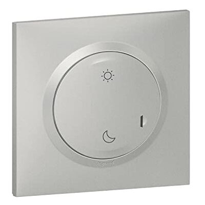 Legrand Mando inalámbrico de levantamiento y puesta para control asociado de luces, persianas enrollables, enchufes conectados Instalación conectada Dooxie with Netatmo Completo Acabado aluminio Legrand Mando inalámbrico de levantamiento y puesta para control asociado de luces, persianas enrollables, enchufes conectados Instalación conectada Dooxie with Netatmo Completo Acabado aluminio