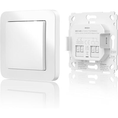 Bosch Smart Home Interruptor de pared para actuadores intelig., inst. compacta en caja de disp., p. control de luz/persianas II, relé o regulador Bosch Smart Home Interruptor de pared para actuadores intelig., inst. compacta en caja de disp., p. control de luz/persianas II, relé o regulador