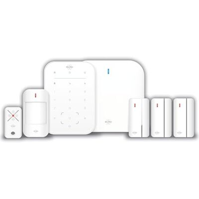 ELRO Home2 Sistema de Alarma inalámbrico Inteligente WiFi Función gsm Probado como Mejor con estación Base, Panel de Control, Detector de Movimiento, 3 contactos de Puerta/Ventana y ELRO Home2 Sistema de Alarma inalámbrico Inteligente WiFi Función gsm Probado como Mejor con estación Base, Panel de Control, Detector de Movimiento, 3 contactos de Puerta/Ventana y