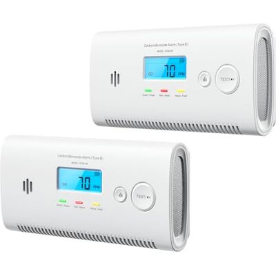 X-Sense Alarma de Monóxido de Carbono Portátil EN 50291, Detector de CO para Viajes, Autocaravana, Furgoneta Camper y Barco, Pantalla con Memoria de Pico, Pilas Reemplazables, , 2 Uds. X-Sense Alarma de Monóxido de Carbono Portátil EN 50291, Detector de CO para Viajes, Autocaravana, Furgoneta Camper y Barco, Pantalla con Memoria de Pico, Pilas Reemplazables, , 2 Uds.