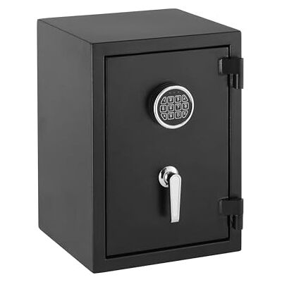 Caja fuerte de seguridad resistente al fuego Amazon Basics - 35 L - Negro Caja fuerte de seguridad resistente al fuego Amazon Basics - 35 L - Negro