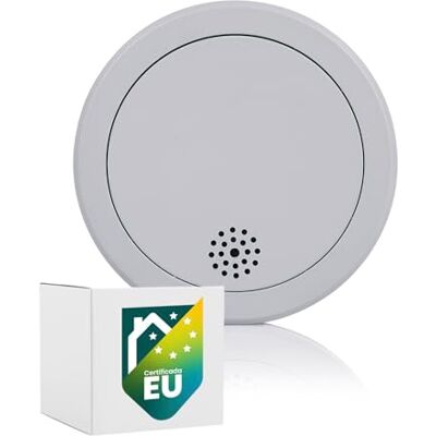 Detector de humo Smartwares FSM-12300 - Batería y sensor de 10 años - Alarma de incendio Detector de humo Smartwares FSM-12300 - Batería y sensor de 10 años - Alarma de incendio
