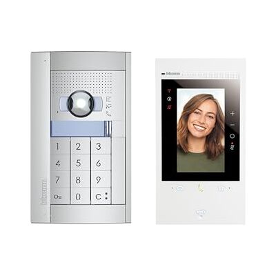 Bticino , Flex'One Classe 300EOS with Netatmo + Sfera Code, primera interfaz de vídeo Wi-Fi inteligente con Alexa, pantalla táctil de 5 pulgadas, cámara a color optimizada, App Home+Security, Bticino , Flex'One Classe 300EOS with Netatmo + Sfera Code, primera interfaz de vídeo Wi-Fi inteligente con Alexa, pantalla táctil de 5 pulgadas, cámara a color optimizada, App Home+Security,