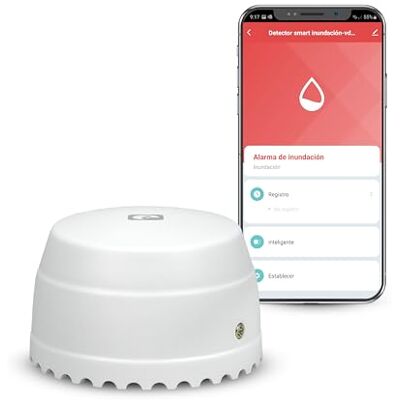 Garza Smart Detector de Agua WiFi Inteligente para Filtraciones, Inundaciones...con Notificaciones en Tiempo Real por App, Alarma Sonora de 55 db, No Requiere Instalación. Garza Smart Detector de Agua WiFi Inteligente para Filtraciones, Inundaciones...con Notificaciones en Tiempo Real por App, Alarma Sonora de 55 db, No Requiere Instalación.